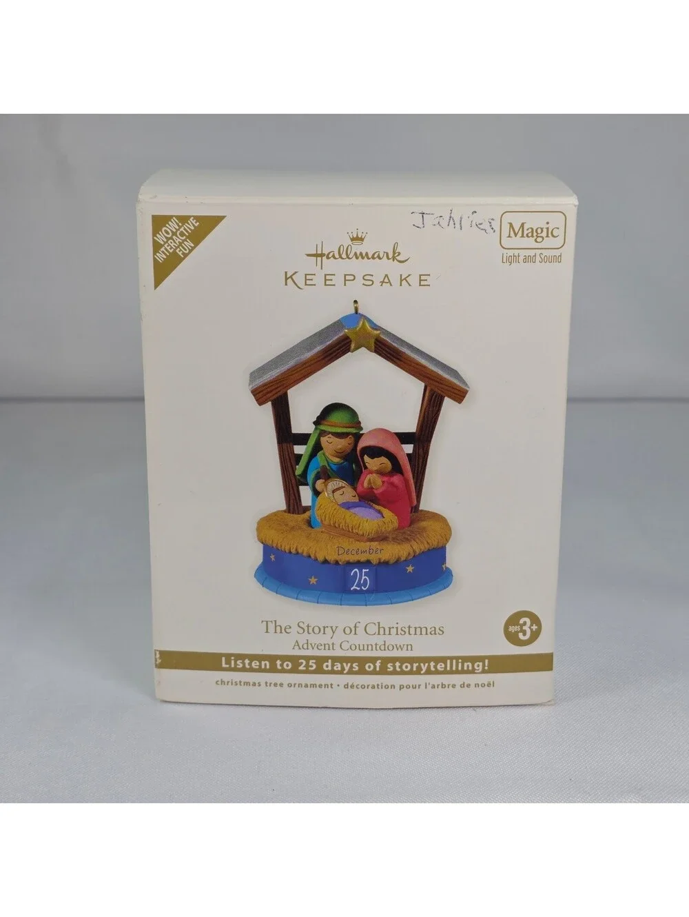 Hallmark Keepsake 2011 The Story of Christmas Advent Countdown Ornament Tested